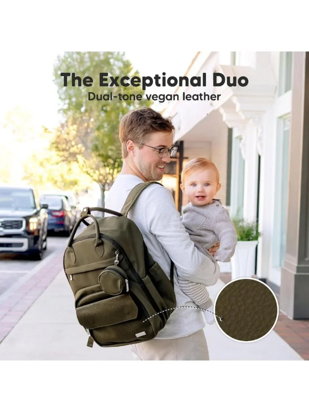 Multifunctional Waterproof Diaper Bag Backpack - Compact 18L, Unisex, Travel